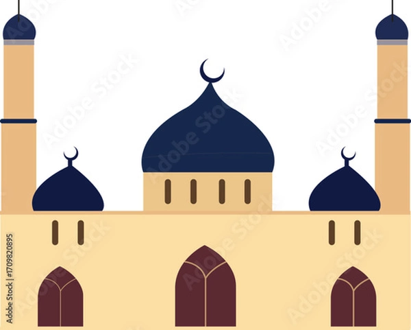 Obraz Colorful Mosque Dome and Minaret Collection