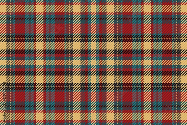 Fototapeta Tartan plaid pattern with texture.