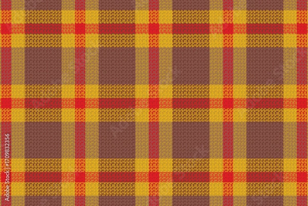 Fototapeta Tartan plaid pattern with texture.