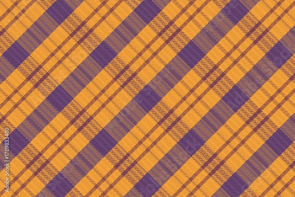 Fototapeta Tartan plaid pattern with texture.