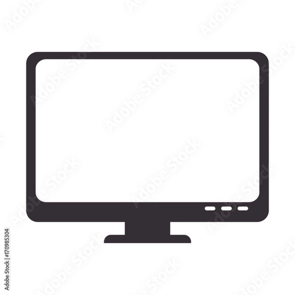 Obraz computer display isolated icon vector illustration design