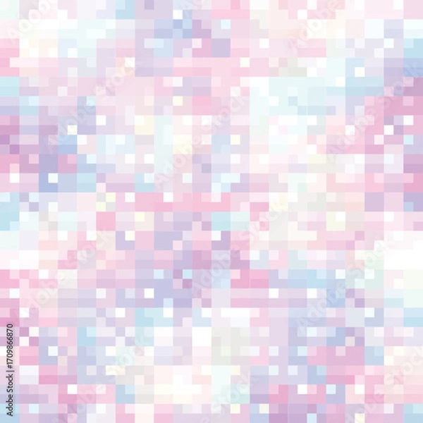 Fototapeta 파스텔톤 핑크 라벤더 모자이크 벡터 스타일 배경