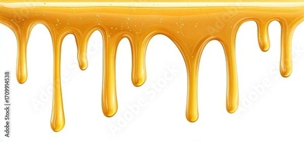 Obraz Dripping golden honey