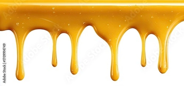 Obraz Dripping golden liquid
