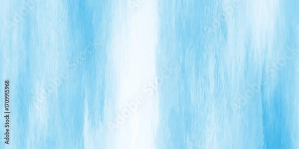 Fototapeta Abstract blue watercolor background,ocean blue paper texture, smooth cloudy sky blue background,Light blue background with watercolor.Background with clouds on blue sky.