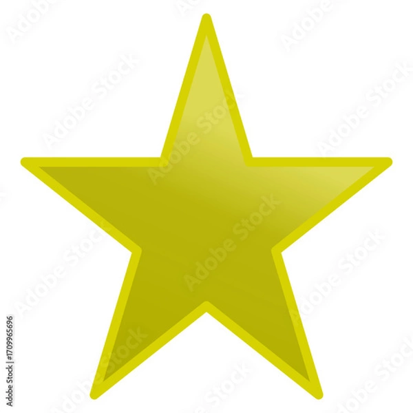 Obraz golden star icon