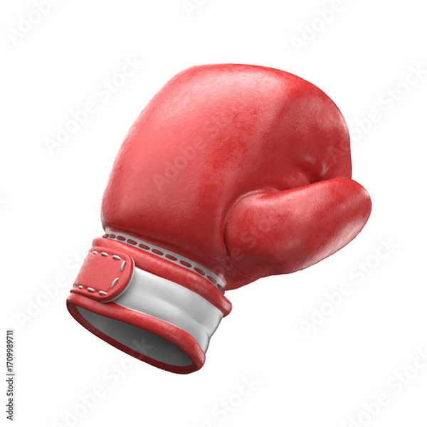 Obraz Red boxing glove 3D