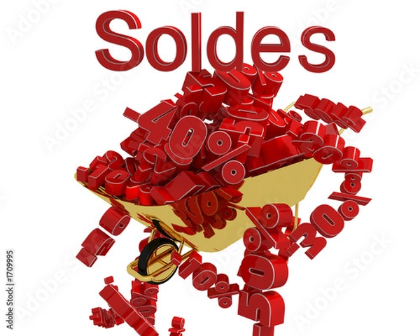 Fototapeta soldes maxi