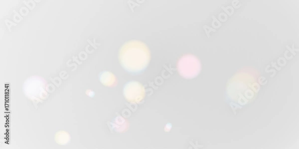Fototapeta Winter Sparkle Snow Dust and Glowing Magical Lights PNG