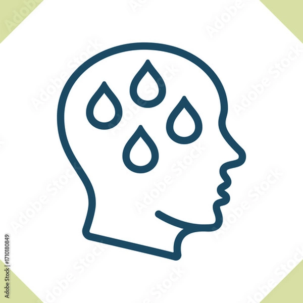 Fototapeta Sickness Icon