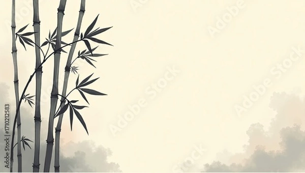 Fototapeta bamboo forest background