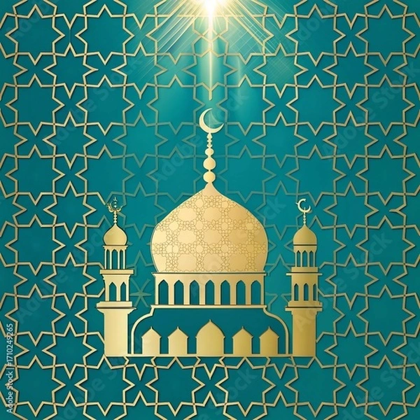 Fototapeta Islamic Geometric Pattern • Elegant Arabesque Background