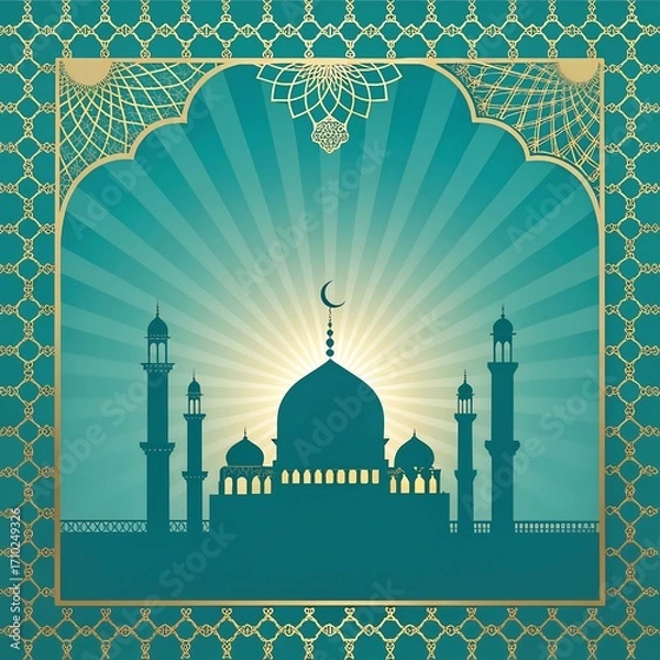 Fototapeta Islamic Geometric Pattern • Elegant Arabesque Background