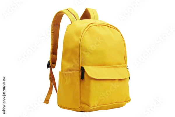 Fototapeta Bright Yellow Backpack