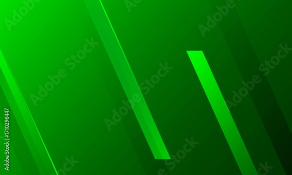 Fototapeta Green abstract background with arrows. Vector illustration