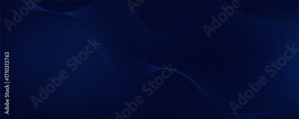 Fototapeta Premium background design with diagonal dark blue line pattern. Vector template for digital luxury banner, invitation, voucher, certificate. Eps10