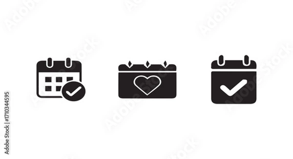 Fototapeta Callendar icon,  vector isolated on white background, Calender symbol, Schedule icon symbol, vector illustration eps 10.