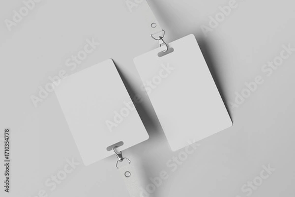 Fototapeta ID card mockup, design template