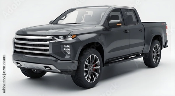 Fototapeta Unleashing Innovation: The Future of Pickup Trucks with a Stylish Twist