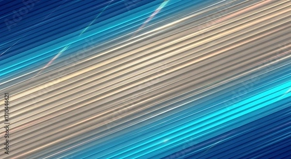 Fototapeta Abstract diagonal streaks of light and color create a dynamic and modern background