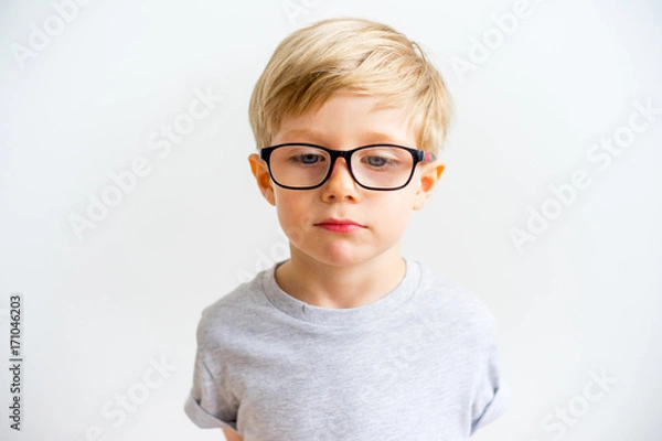 Obraz Boy showing emotions