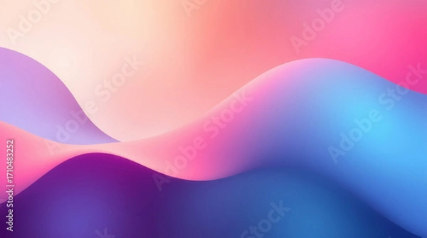 Obraz abstract pink background with waves