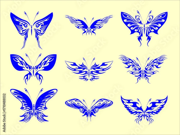 Obraz Butterfly design art vector 
