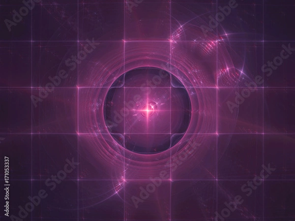 Fototapeta Illustration of squares rectangles and lines