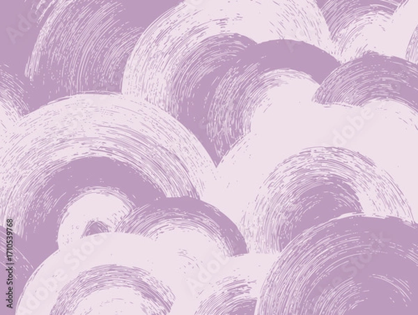 Fototapeta パステルパープルの抽象的なブラシストロークパターン