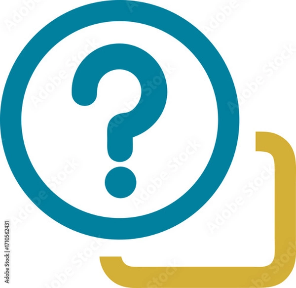 Fototapeta question mark icon