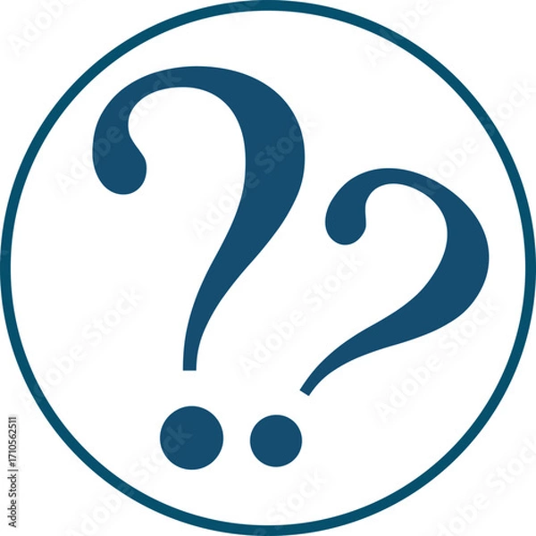 Fototapeta question mark icon