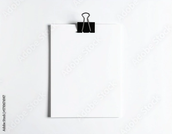 Obraz white paper clip