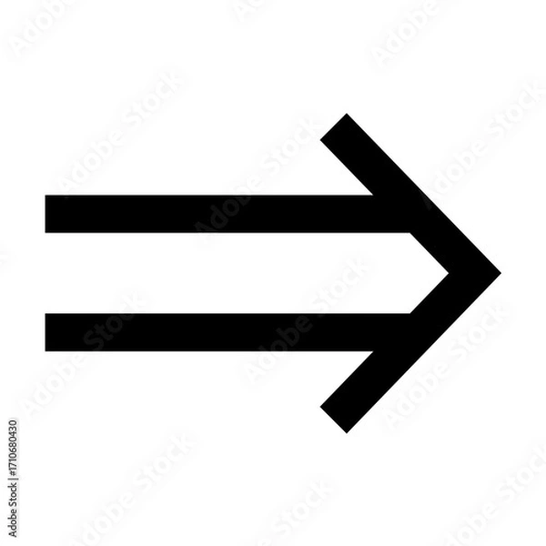 Fototapeta Implies symbol Mathematical. Vector image