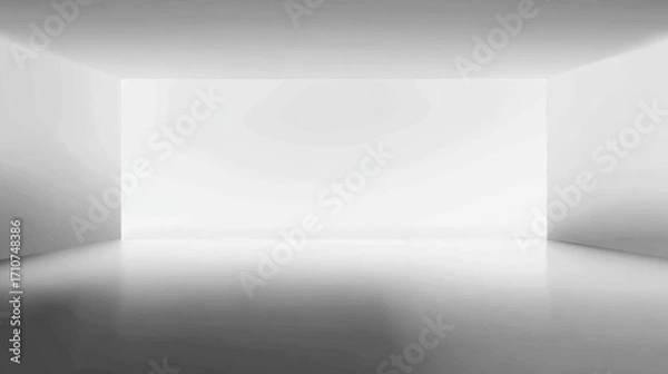 Fototapeta Empty studio interior design