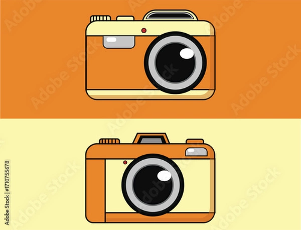 Obraz Retro Camera with Brown Color