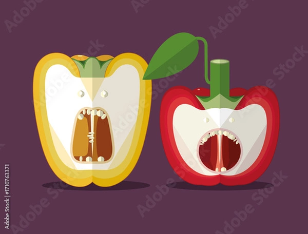 Obraz Sweet pepper duet