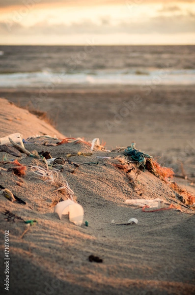 Obraz Müll am Meer