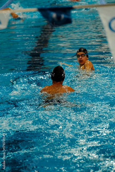 Obraz Professional Swimming Action in Water