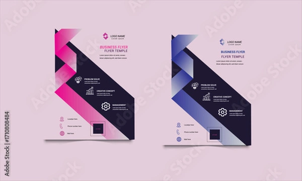 Obraz corporate flyer