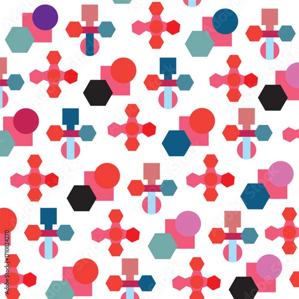Obraz seamless pattern with hearts
