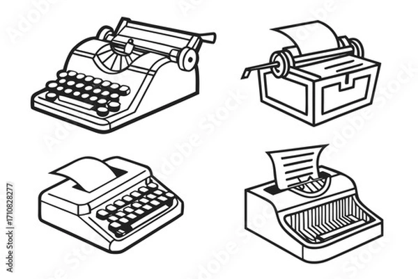 Fototapeta vector illustration of a retro telephone