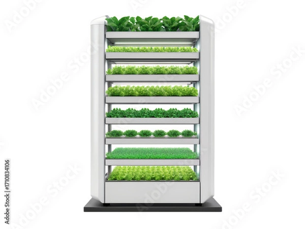 Obraz Vertical farm isolated on transparent background image