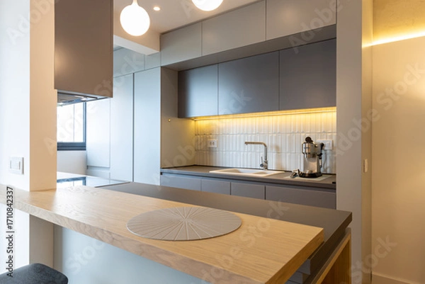 Obraz Kitchen countertop in modern apartment