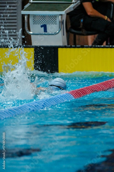 Obraz Professional Swimming Action in Water