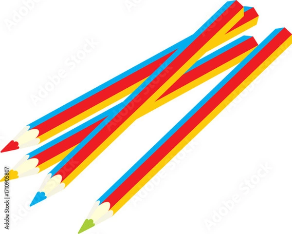 Obraz CRAYONS DE COULEUR.eps
