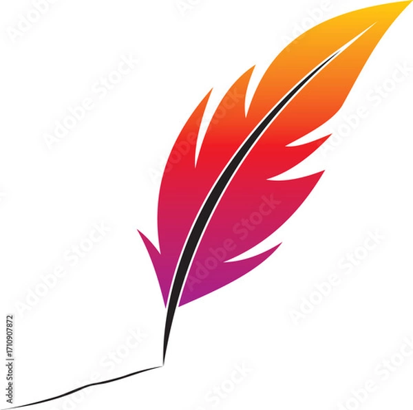 Obraz PLUME POUR ECRITURE.eps