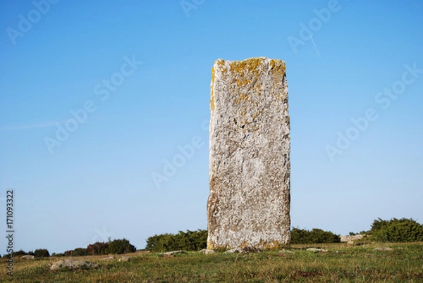 Obraz Standing stone, an ancient monument