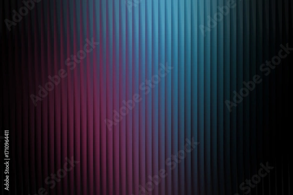 Fototapeta Vertical lines with gradient from magenta to cyan creating an abstract textured surface