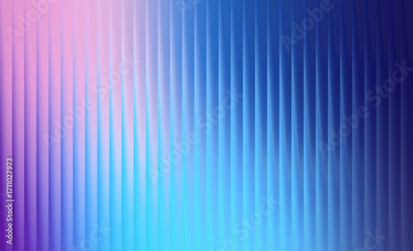 Obraz Abstract background with vertical lines in shades of blue, purple, and pink, creating a futuristic and modern aesthetic