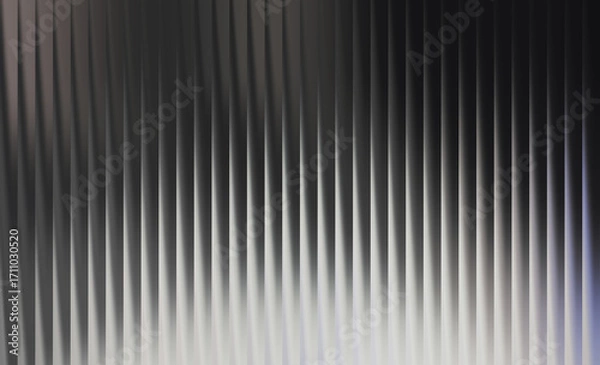 Obraz Abstract vertical ribbed texture with metallic sheen and subtle light reflections, creating a modern and sophisticated background